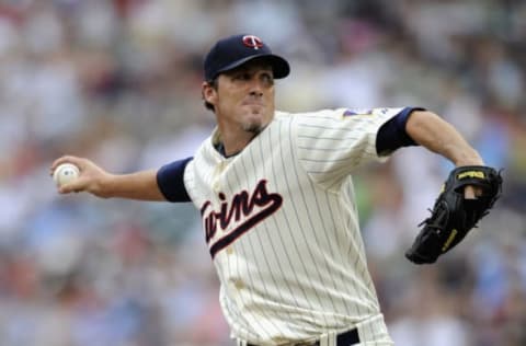 MINNEAPOLIS, MN – JULY 17: Joe Nathan #36 of the Minnesota Twins pitches against the Kansas City Royals on July 17, 2011 at Target Field in Minneapolis, Minnesota. (Photo by Hannah Foslien/Getty Images)