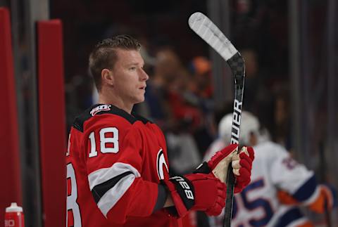 Ondrej Palat #18 of the New Jersey Devils. (Photo by Bruce Bennett/Getty Images)