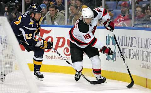 New Jersey Devils right wing Niclas Bergfors (18): Kevin Hoffman-USA TODAY Sports