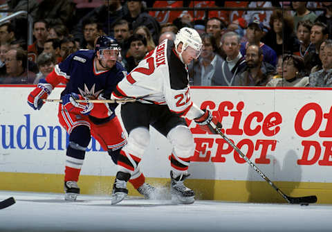 Claude Lemieux #22 of the New Jersey Devils (Getty Images)