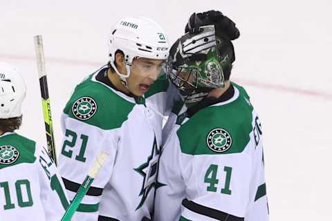 Dallas Stars left wing Jason Robertson (21): Ed Mulholland-USA TODAY Sports