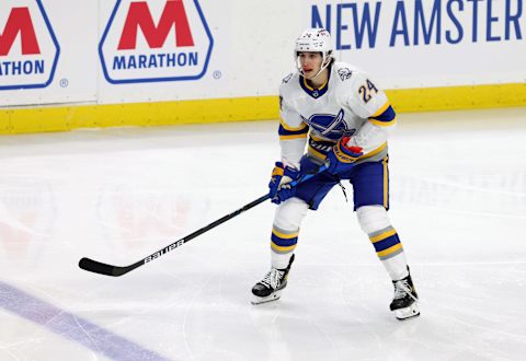 Buffalo Sabres center Dylan Cozens (24). Mandatory Credit: Timothy T. Ludwig-USA TODAY Sports