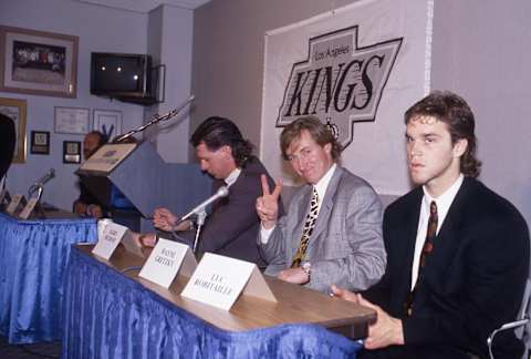 Wayne Gretzky #99 of the Los Angeles Kings(Photo By Bernstein Associates/Getty Images)