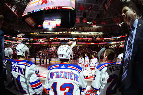 If the Canucks want upside, look no further than Alexis Lafreniere. (Photo by Jaylynn Nash/Getty Images)