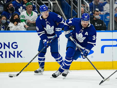 May 4, 2022; Toronto, Ontario, CAN; Toronto Maple Leafs forward Mitchell Marner (16)  Mandatory Credit: John E. Sokolowski-USA TODAY Sports