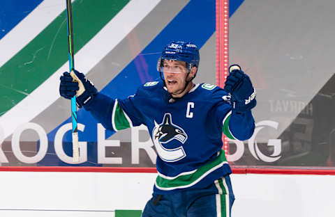 Bo Horvat #53 of the Vancouver Canucks (Photo by Rich Lam/Getty Images)