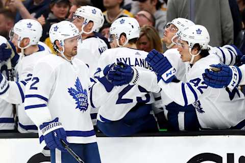 BOSTON, MASSACHUSETTS – APRIL 19: Ron Hainsey #2 (Photo by Maddie Meyer/Getty Images)