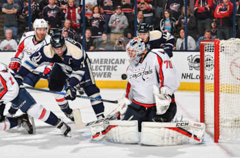 COLUMBUS, OH – APRIL 2: Goaltender Braden Holtby