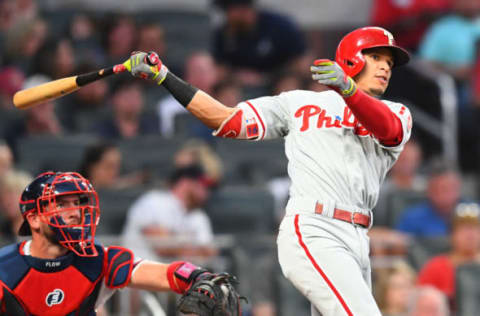 Following Utley has produced an underappreciated Hernandez. Photo by Scott Cunningham/Getty Images.