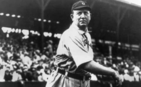 Cy Young, the biggest of numerous Cleveland stars whose transfer to St. Louis undermined the 1899 Spiders. (Photo by Photo File/Getty Images)