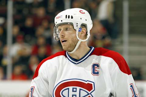 OTTAWA, CANADA – FEBRUARY 8: Saku Koivu #11 of the Montreal Canadiens skates to the bench for a line change during a game against the Ottawa Senators on February 8, 2007 at the Scotiabank Place in Ottawa, Canada. The Senators won 4-1. (Photo by Phillip MacCallum/Getty Images)