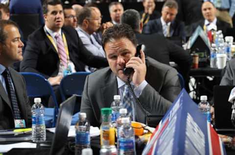 BUFFALO, NY – JUNE 25: Jeff Gorton of the New York Rangers attends the 2016 NHL Draft on June 25, 2016 in Buffalo, New York. (Photo by Bruce Bennett/Getty Images)