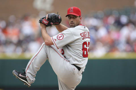 Scott Shield, LA Angels (Photo by Leon Halip/Getty Images)