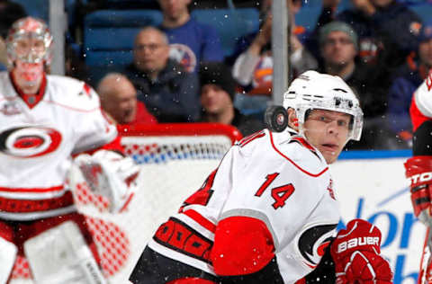 Sergei Samsonov, Carolina Hurricanes (Photo by Paul Bereswill/Getty Images)