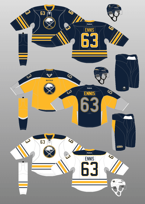 Illustration by Andrew M. Greenstein, The unofficial NHL Uniform Database