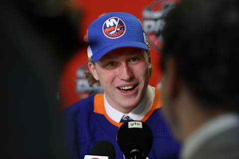 Robin Salo of the New York Islanders. (Photo by Jonathan Daniel/Getty Images)