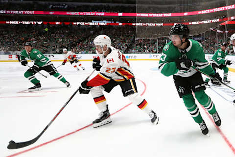 Sean Monahan #23 of the Calgary Flames (Photo by Ronald Martinez/Getty Images)