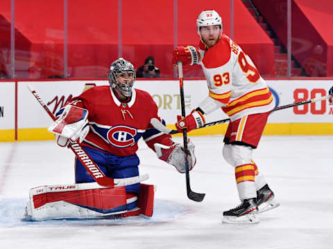 Calgary Flames forward Sam Bennett (93). Mandatory Credit: Eric Bolte-USA TODAY Sports