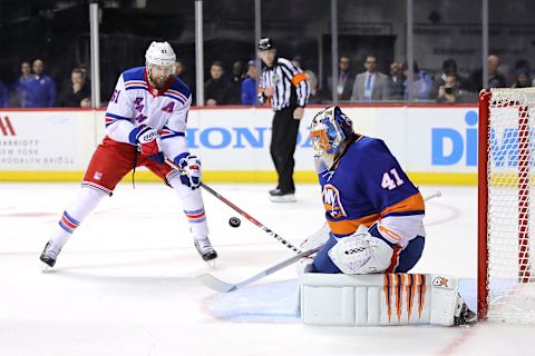 NEW YORK, NY – FEBRUARY 15: Jaroslav Halak