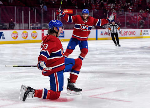 Jun 7, 2021; Montreal, Quebec, CAN; Montreal Canadiens Tyler Toffoli. Mandatory Credit: Eric Bolte-USA TODAY Sports