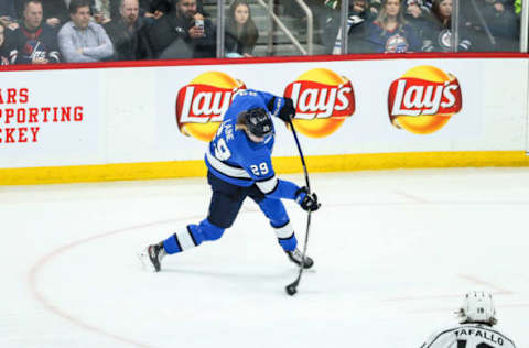 Patrik Laine, Winnipeg Jets (Mandatory Credit: Terrence Lee-USA TODAY Sports)