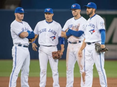 The Toronto Blue Jays potent offense is bound to break out soon.  Mandatory Credit: Nick Turchiaro-USA TODAY Sports