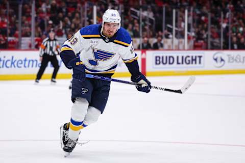 Pavel Buchnevich #89 of the St. Louis Blues(Photo by Scott Taetsch/Getty Images)