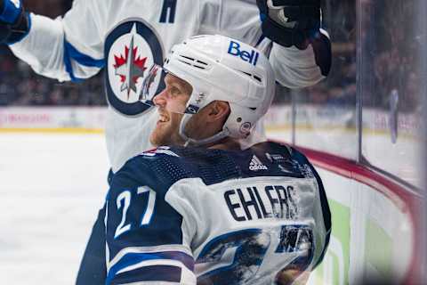 Winnipeg Jets, Nikolaj Ehlers (27). Mandatory Credit: Bob Frid-USA TODAY Sports