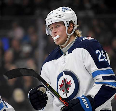 Patrik Laine #29 of the Winnipeg Jets (Photo by Harry How/Getty Images)