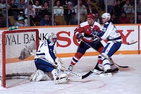 Geoff Courtnall, Washington Capitals (Photo by Graig Abel/Getty Images)