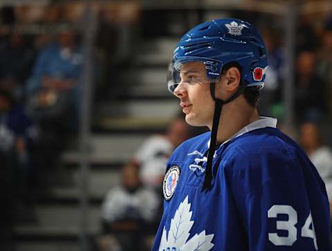 TORONTO, ON – NOVEMBER 11: Auston Matthews (Photo by Bruce Bennett/Getty Images)