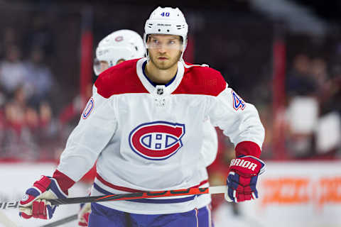 OTTAWA, ON – SEPTEMBER 21: Montreal Canadiens Joel Armia (Photo by Richard A. Whittaker/Icon Sportswire via Getty Images)