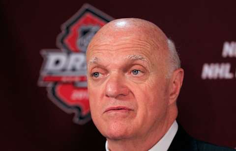 Lou Lamoriello of the New Jersey Devils (Photo by Mike Stobe/Getty Images)