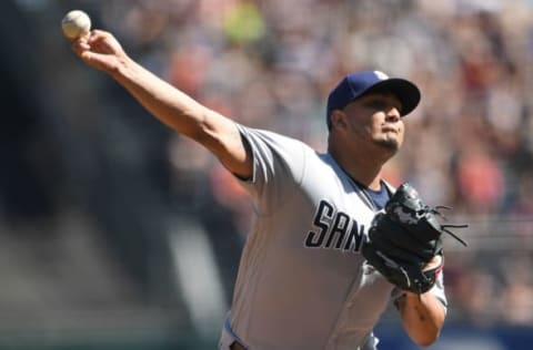 SAN FRANCISCO, CA – SEPTEMBER 30: Jhoulys Chacin. (Photo by Thearon W. Henderson/Getty Images)