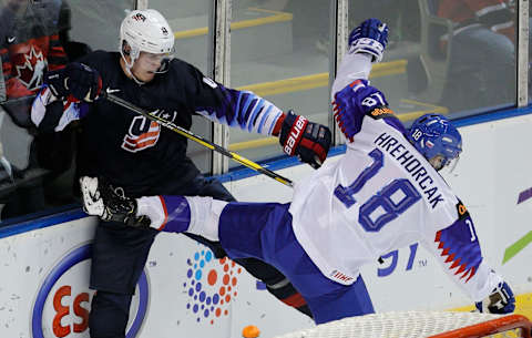 Winnipeg Jets, Team USA, Dylan Samberg #4 (Mandatory Credit: Kevin Light/Getty Images)