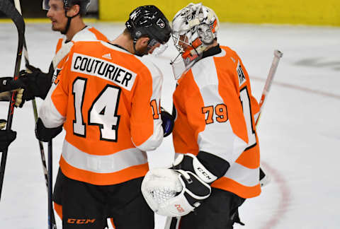 Philadelphia Flyers center Sean Couturier (14) a Mandatory Credit: Eric Hartline-USA TODAY Sports