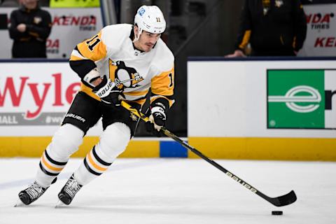 Feb 27, 2022; Columbus, Ohio, USA; Pittsburgh Penguins  . Mandatory Credit: Gaelen Morse-USA TODAY Sports