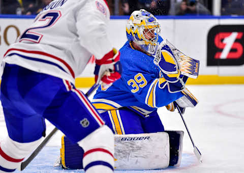 Dec 11, 2021; St. Louis, Missouri, USA; Charlie Lindgren. Mandatory Credit: Jeff Curry-USA TODAY Sports