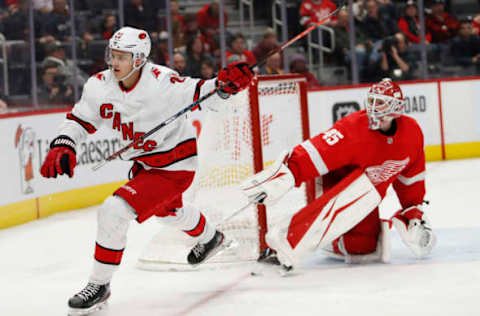 Carolina Hurricanes center Sebastian Aho (20)  Raj Mehta-USA TODAY Sports