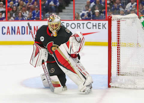 Anton Forsberg #31 (Photo by Chris Tanouye/Getty Images)