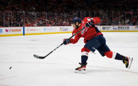 WASHINGTON, DC – OCTOBER 29: Alex Ovechkin #8 of the Washington Capitals (Photo by Scott Taetsch/Getty Images)