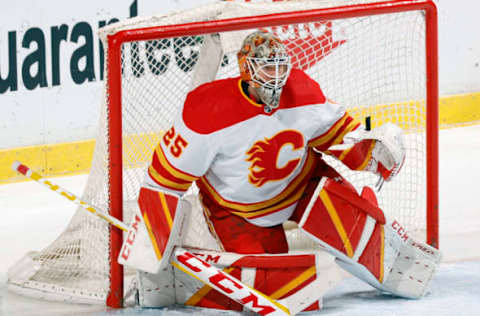 Jacob Markstrom #25, Calgary Flames (Photo by Joel Auerbach/Getty Images)