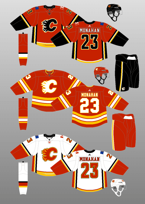 Illustration by Andrew M. Greenstein, The unofficial NHL Uniform Database