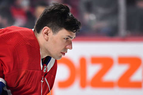 MONTREAL, QC – APRIL 21: Carey Price #31 of the Montreal Canadiens skates towards his net prior to the start of the first period against the Philadelphia Flyers at Centre Bell on April 21, 2022 in Montreal, Canada. The Philadelphia Flyers defeated the Montreal Canadiens 6-3. (Photo by Minas Panagiotakis/Getty Images)