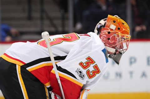 DENVER, CO – NOVEMBER 25: Goaltender David Rittich