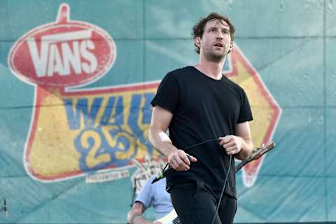 Jon Mess of Dance Gavin Dance at Vans Warped Tour 25th Anniversary. (Photo by Tim Mosenfelder/Getty Images)