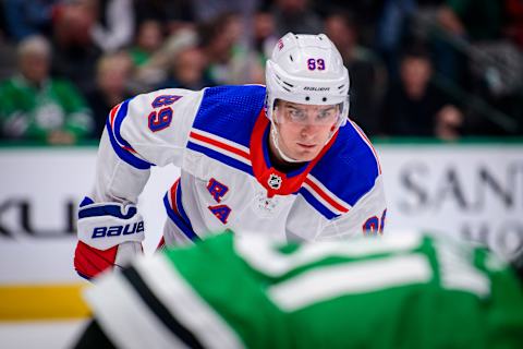 New York Rangers left wing Pavel Buchnevich (89). Mandatory Credit: Jerome Miron-USA TODAY Sports