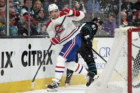 Mar 7, 2019; San Jose, CA, USA; Montreal Canadiens right wing Dale Weise Mandatory Credit: Stan Szeto-USA TODAY Sports