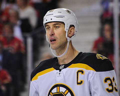 Zdeno Chara #33 of the Boston Bruins (Photo by Derek Leung/Getty Images)