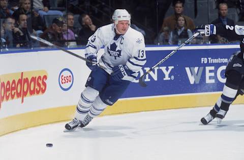 Toronto Maple Leafs, Mats Sundin #13. Mandatory Credit: Dave Sanford /Allsport